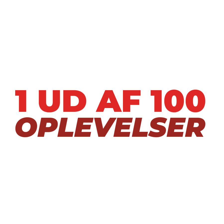 1 ud af 100 logo