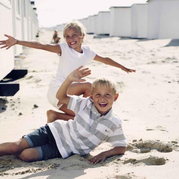 Børn på Løkken Strand