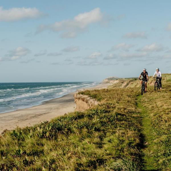 MTB ved klitterne_Rubjerg Knude Fyr