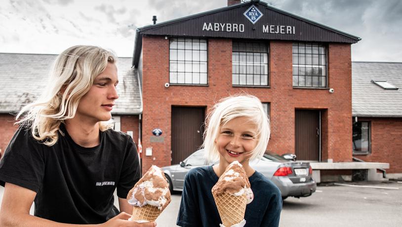 Ryå is - Aabybro mejeri 