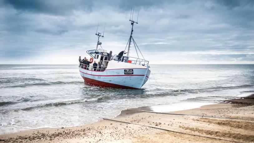 Fiskekutter på vesterhavet