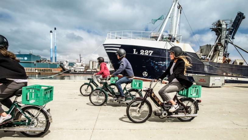 Puch maxi på havnen