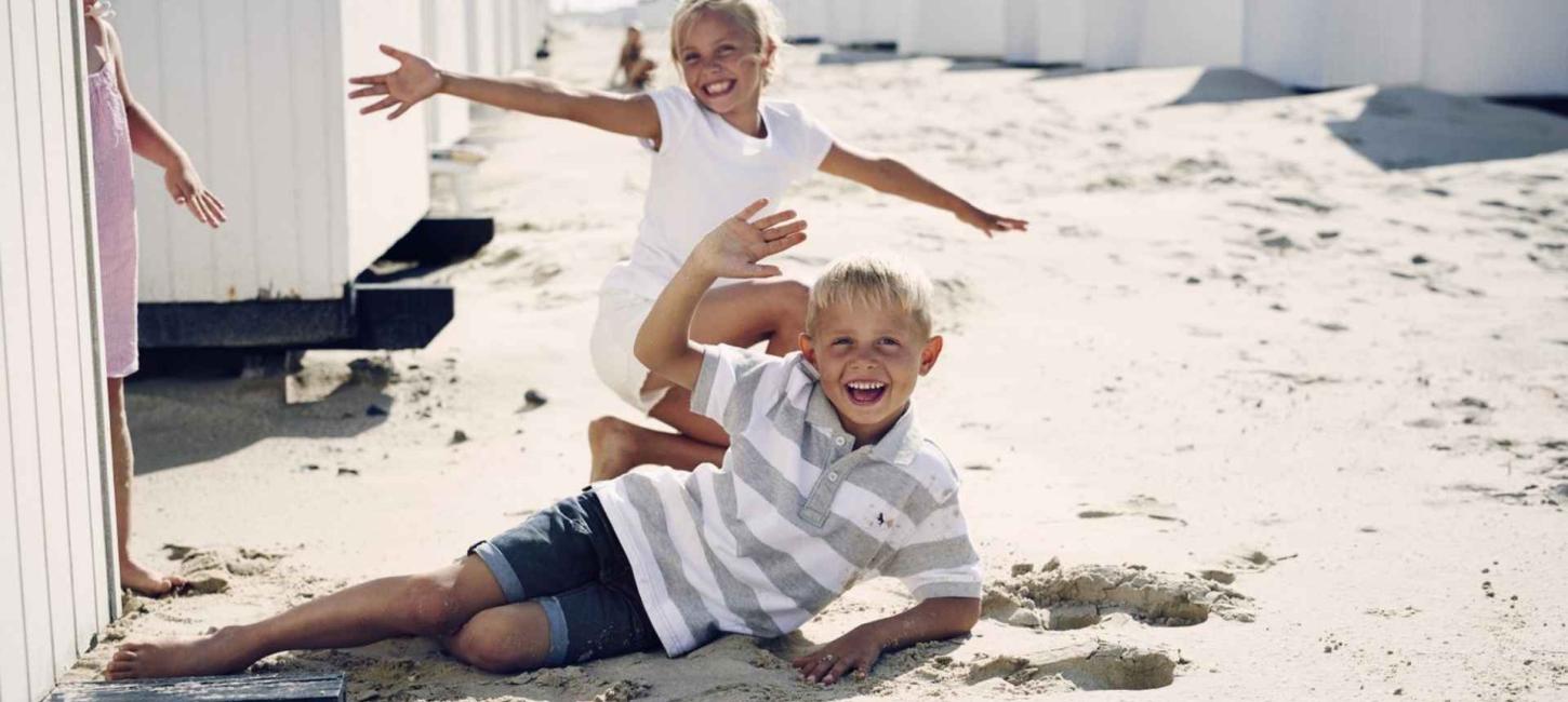 Børn på Løkken Strand