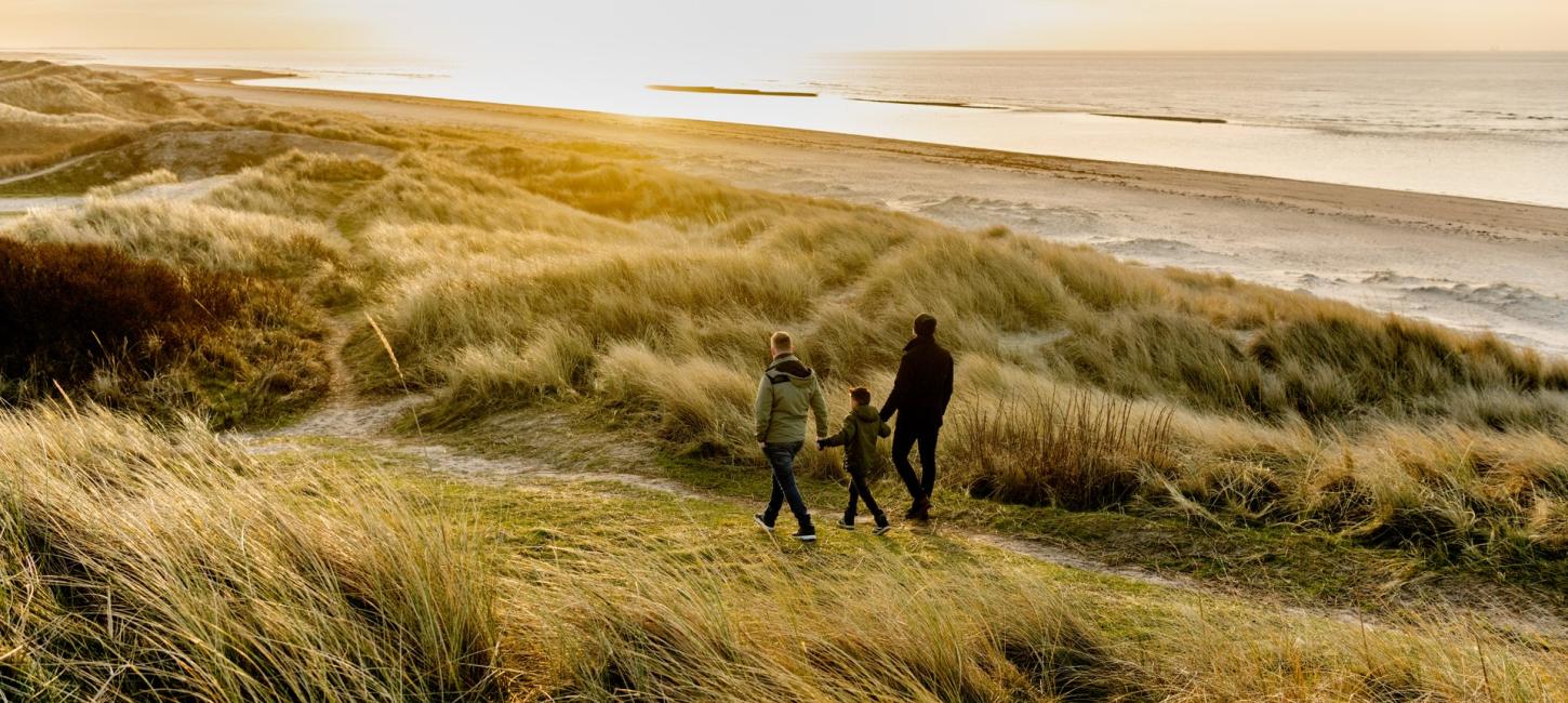 Efterår ved vesterhavet_familie