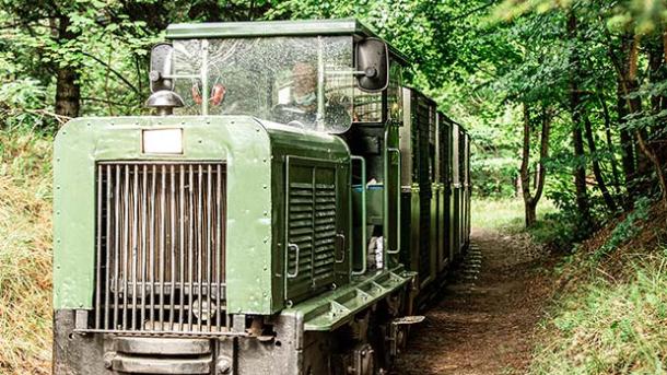 Toget ved bunkermuseet Hanstholm