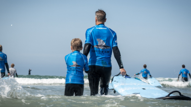 Børnevenlig surfing, North Shore Surf