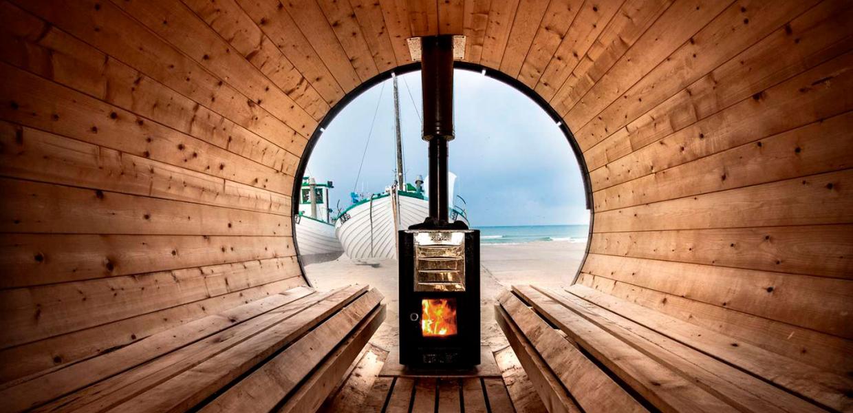 Sauna på Strand