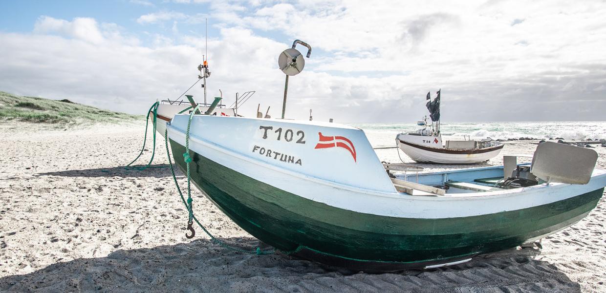 Stenbjerg landingsplads sommer