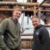Hooked: Yngste mand på trawleren er bare 17 år, men han fylder allerede harboørehabitten helt ud