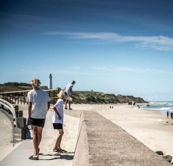 Husmoderstranden i Hirtshals