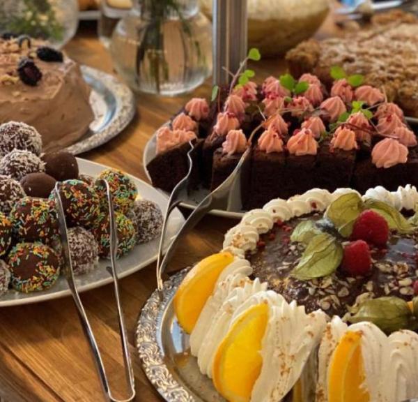 Løkken Badehotel kaffe og kagebord 