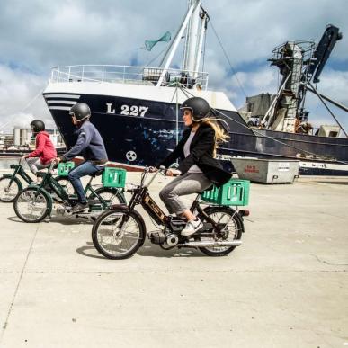 Puch maxi på havnen