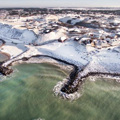 Lønstrup By - vinter
