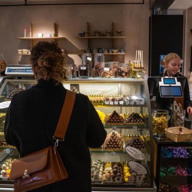 Chokoladekurven Thisted juleshopping