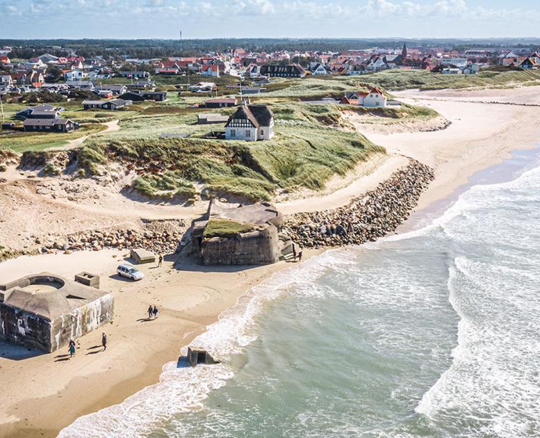 Løkken bunkers på stranden
