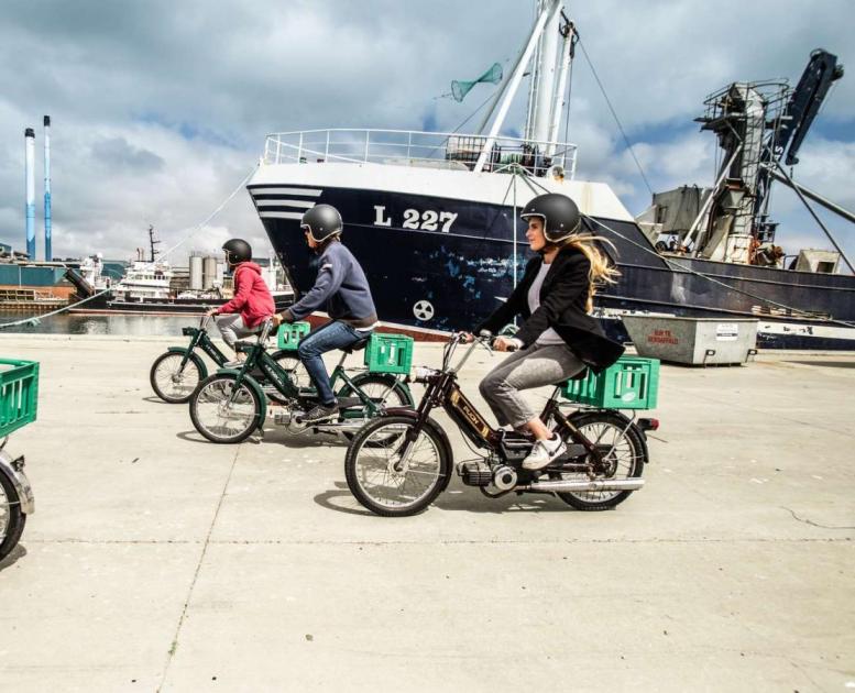 Puch maxi på havnen