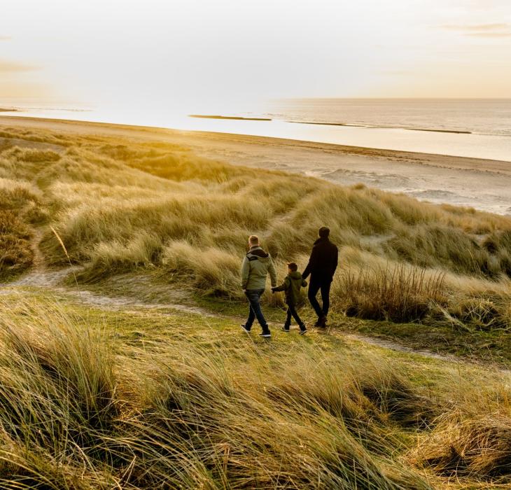 Efterår ved vesterhavet_familie